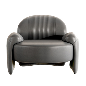 Modern Single Sofa Leisure Chair 3d model