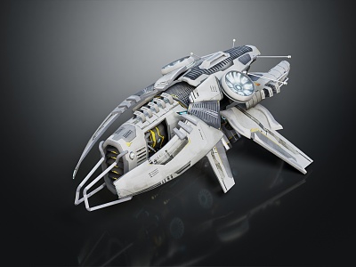 Modern fighter sci-fighter sci-fighter 3d model