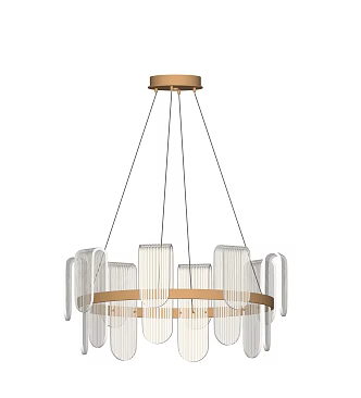 Modern Chandelier Combination Restaurant Chandelier 3d model