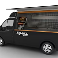 Kenhill Mobile Food Truck With Open Window For Pizza Service