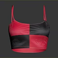 Color Block Pink And Black Sports Bra For Daily Active Wear