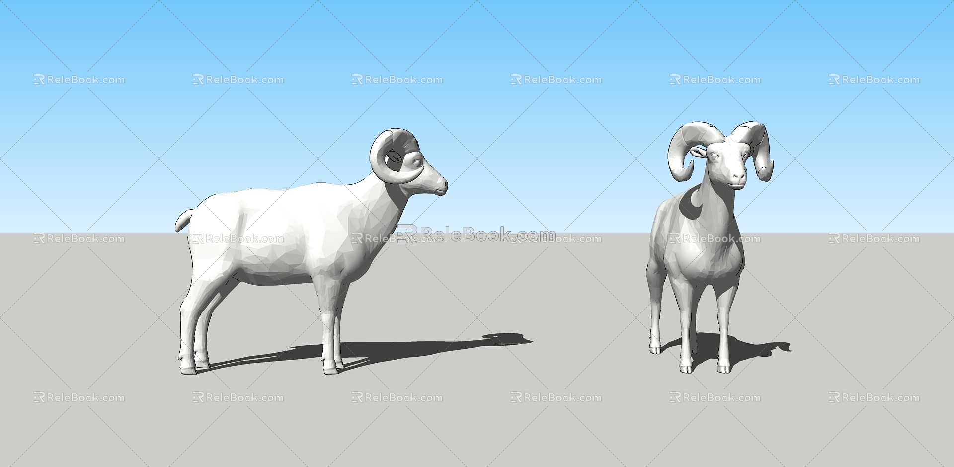 3D Animal Zodiac Child Doll Goat 3d model