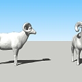 3D Animal Zodiac Child Doll Goat 3d model