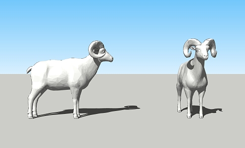 3D Animal Zodiac Child Doll Goat 3d model