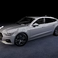 Silver Audi Modern Sedan With Sleek Exterior And Black Alloy Wheels