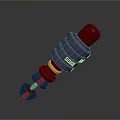 SACHS Red Top Blue Body Shock Absorber Hardware Tool With Yellow Red Components