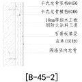 Building Component Sectional View With Insulation Layer Keel And Decorative Panel 3d model