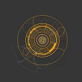 Yellow Circular Outdoor Fitness Playground With Multiple Exercise Elements For Kids And Families