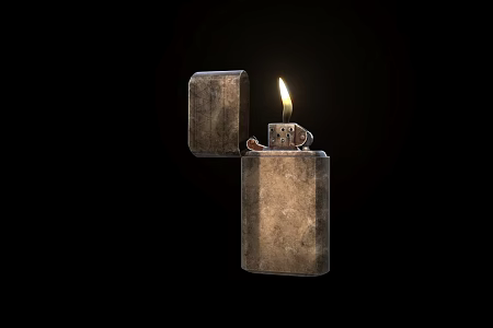 z ippo lighter 3d model