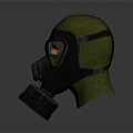 Essential Firefighting Equipment Gas Mask With Filter Canister And Face Protection