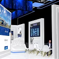 Sunsun CEEP Exhibition Booth With Modern Design LED Screens And Lighting