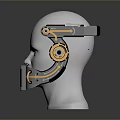 Sci-Fi Helmet Alien Helmet-Helmet High Tech Helmet Game Helmet 3d model