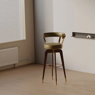 Modern Bar Chair 3d model