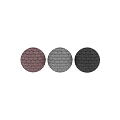 Architectural Scaled Tiles Sphere Structure With Dark Gray And Black Colors And Dividing Lines