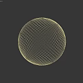Spherical Textured Decorative Component With Rough Wall Surface And Wooden Table