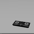 Professional DJ Controller With Dual Turntables Control Buttons And Adjustment Knobs Design