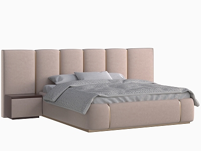 Nordic Simple Double Bed model