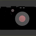 3D Rendered Black Computer Webcam With High Definition Lens And Road Scene