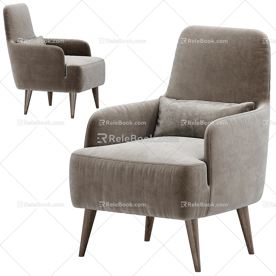 Single sofa sofa 3d model