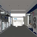 York Central Air Conditioners Showroom Featuring Display Units And Modern Interior