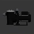 Efficient Water Pump With Electric Motor Transparent Lid And Inlet Outlet Connections