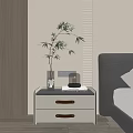 Modern bedside table 3d model