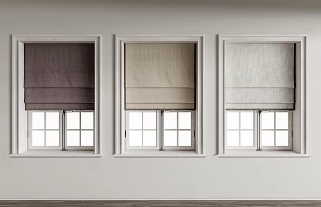 curtain folding curtain 3d model