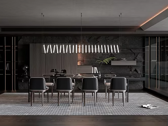 Modern Restaurant 3d model