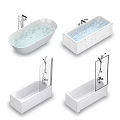 Modern Bathtub Designs With Various Shapes Faucet Fixtures And Installation Styles