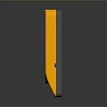 Portable Yellow Handheld Device With Digital Screen And Control Buttons
