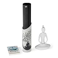 Essential Yoga Sports Equipment with Mandala Design Mat Blocks and Roller