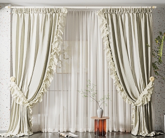 Jane's Curtain 3d model