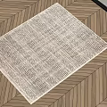 Middle Ages Carpet French Carpet Square Carpet Fabric Carpet Woven Carpet 3d model