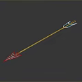 Bow Arrow Crossbow Science Fiction Bow Crossbow Ancient Weapon Cold Weapon Medieval Item 3d model