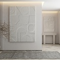 modern decorative painting 3d model