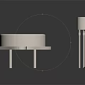 High Quality Semiconductor Components Featuring Metal Base Transistor And Three Pin Diode 3d model