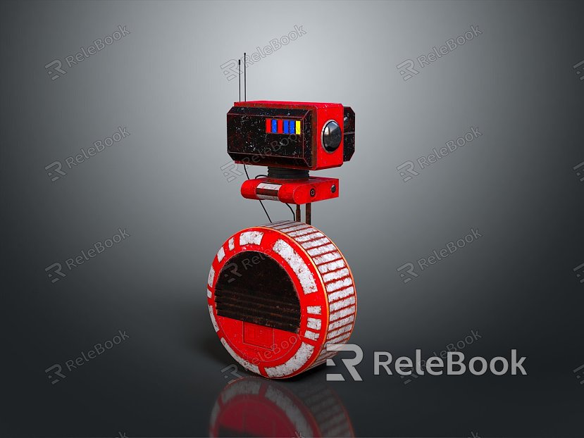 Industrial Robot Single Wheel Robot Double Wheel Robot Robot Robot Assistant Small Robot model