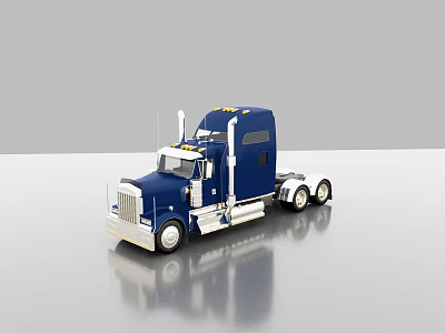 modern toy car truck head 3d model