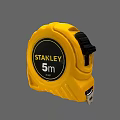 Stanley Yellow 5m Tape Measure Essential Hardware Tool For Home Improvement Projects 3d model