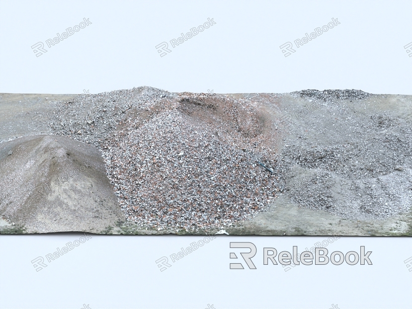 Sand, Sand, Soil, Gravel, Building Materials model