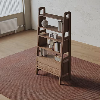 Modern Bookshelf 3d model