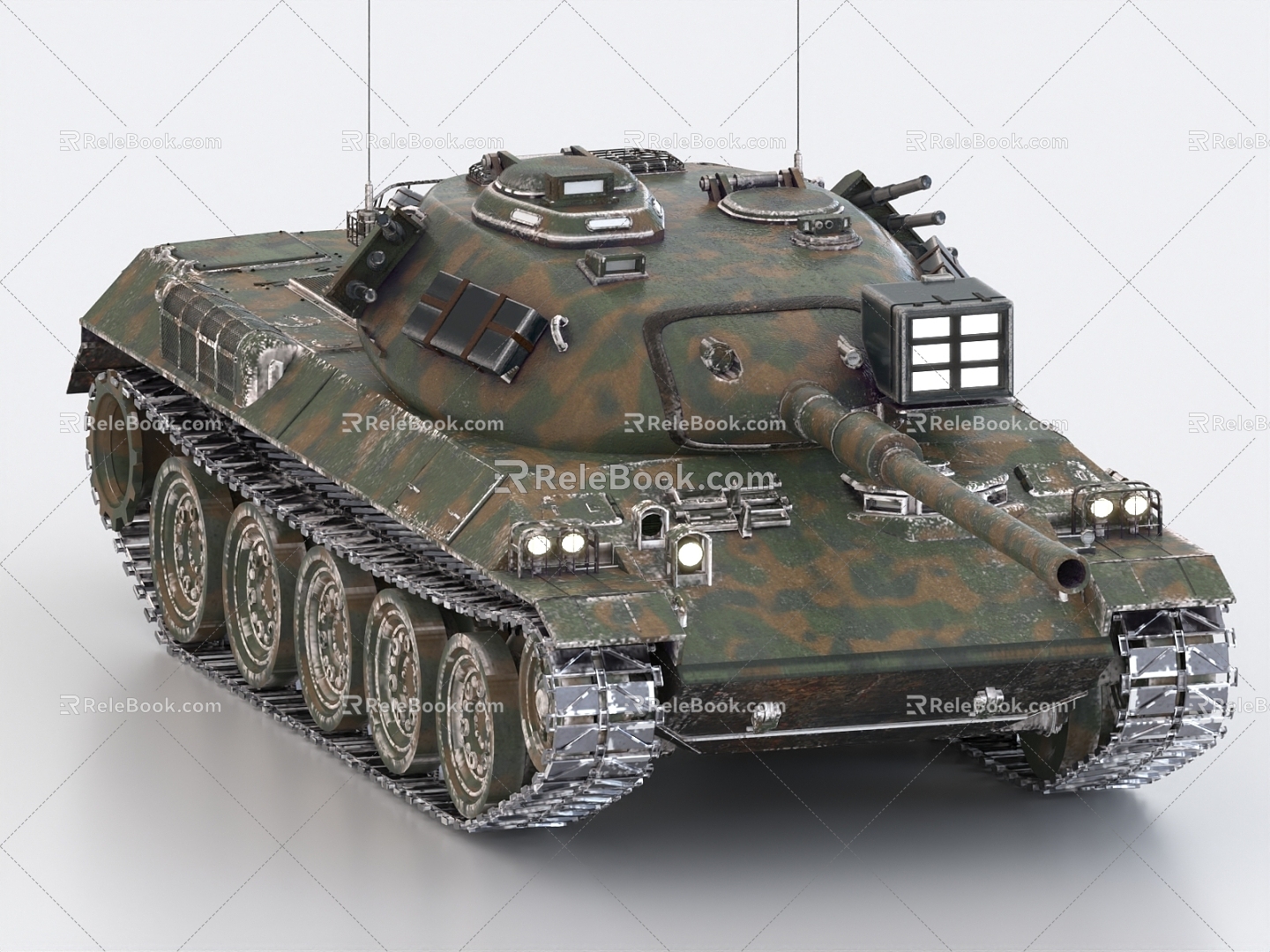 Japanese tank medium tank STB1 tank 3d model