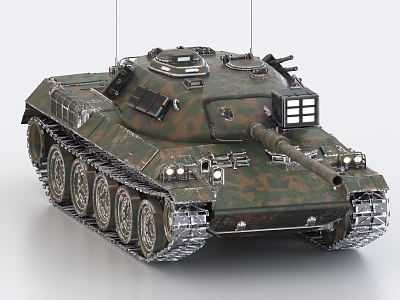 Japanese tank medium tank STB1 tank 3d model