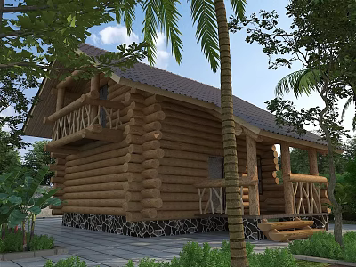 Cabin 3d model