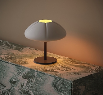 Mushroom table lamp 3d model