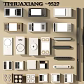 TPHUAXIANG 9527 Electrical Switches And Sockets With Various Design Styles And Shapes