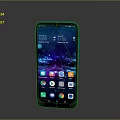 Modern Smartphone With Colorful Apps Display On Touchscreen Interface