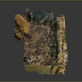 Mountain Terrain Natural Scenery With Vegetation Covered Hills Grassland And Blue Water Features