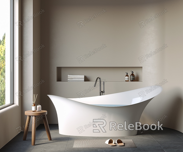 shaped bathtub model