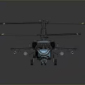 Military Helicopter Model Featuring Dual Rotors Z Marking Weapon Mounts And Transparent Cockpit